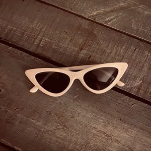 White Cat Eye Sunglasses